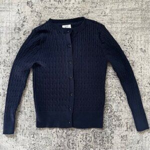 🧡3/15 GAP Navy Cardigan Kids S